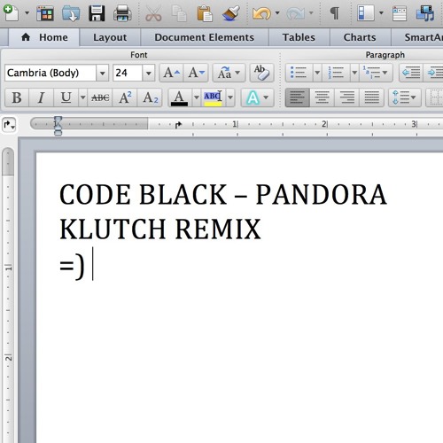 Stream Code Black - Pandora (Klutch Remix) by IamKlutch | Listen online ...