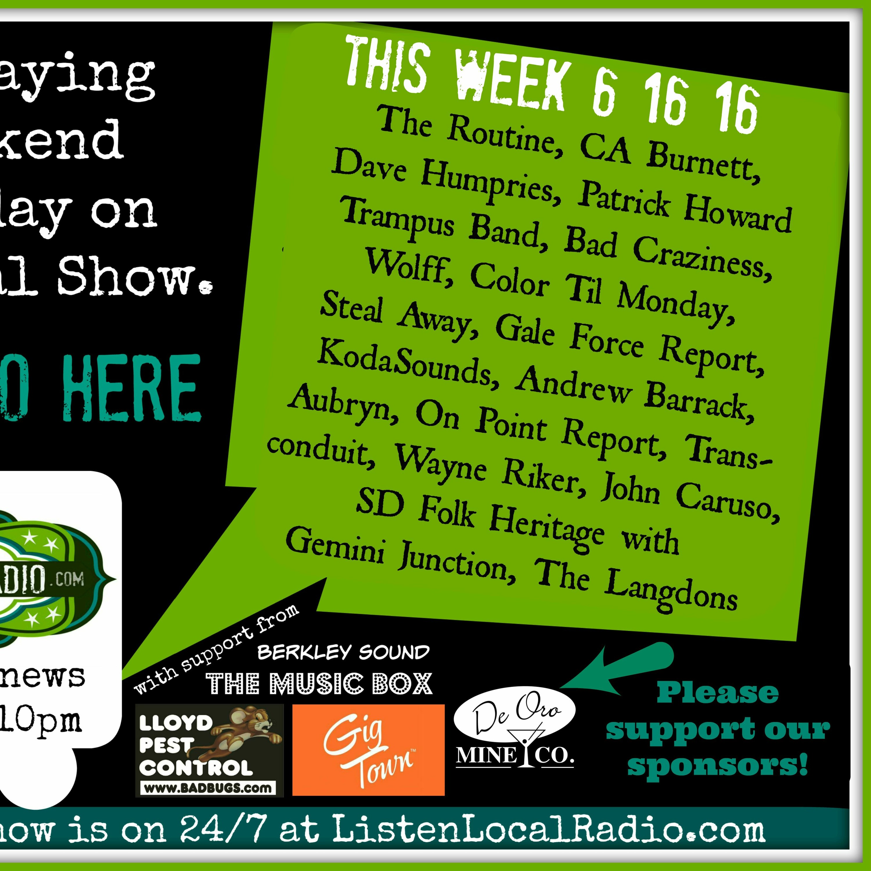 The Listen Local Show 6 16 16 episode artwork