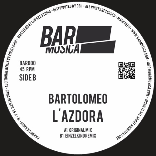 Bartolomeo - L'Azdora (Einzelkind Remix)