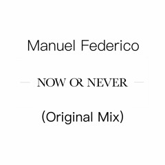 Manuel Federico - Now Or Never (Original Mix)
