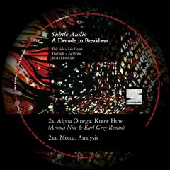 Mecca - Analysis :: A Decade In Breakbeat (SUBTLE001LP) 3x12" Vinyl