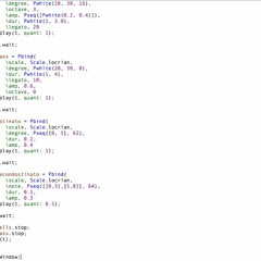 beginners (supercollider)