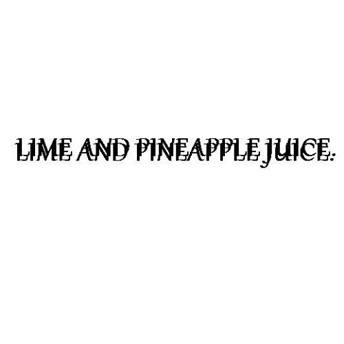 Stream Lime And Pineapple Juice (Music By Jookeyman) by Victor Irwin
