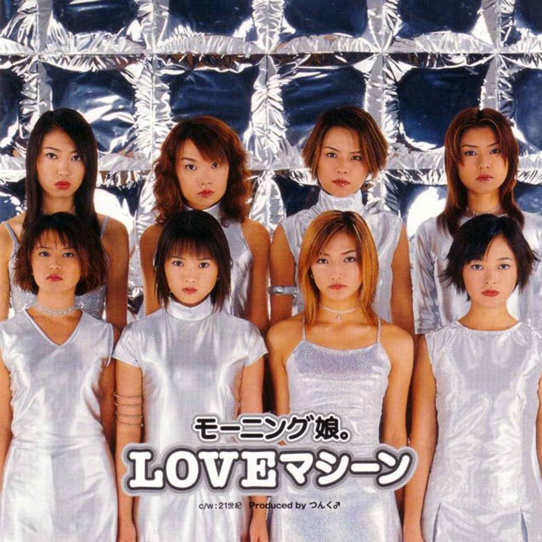 モーニング娘。LOVEマシーンジャケットのジグソーパズル完成品　パネルのまま モーニング娘。LOVEマシーンジャケットのジグソーパズル完成品