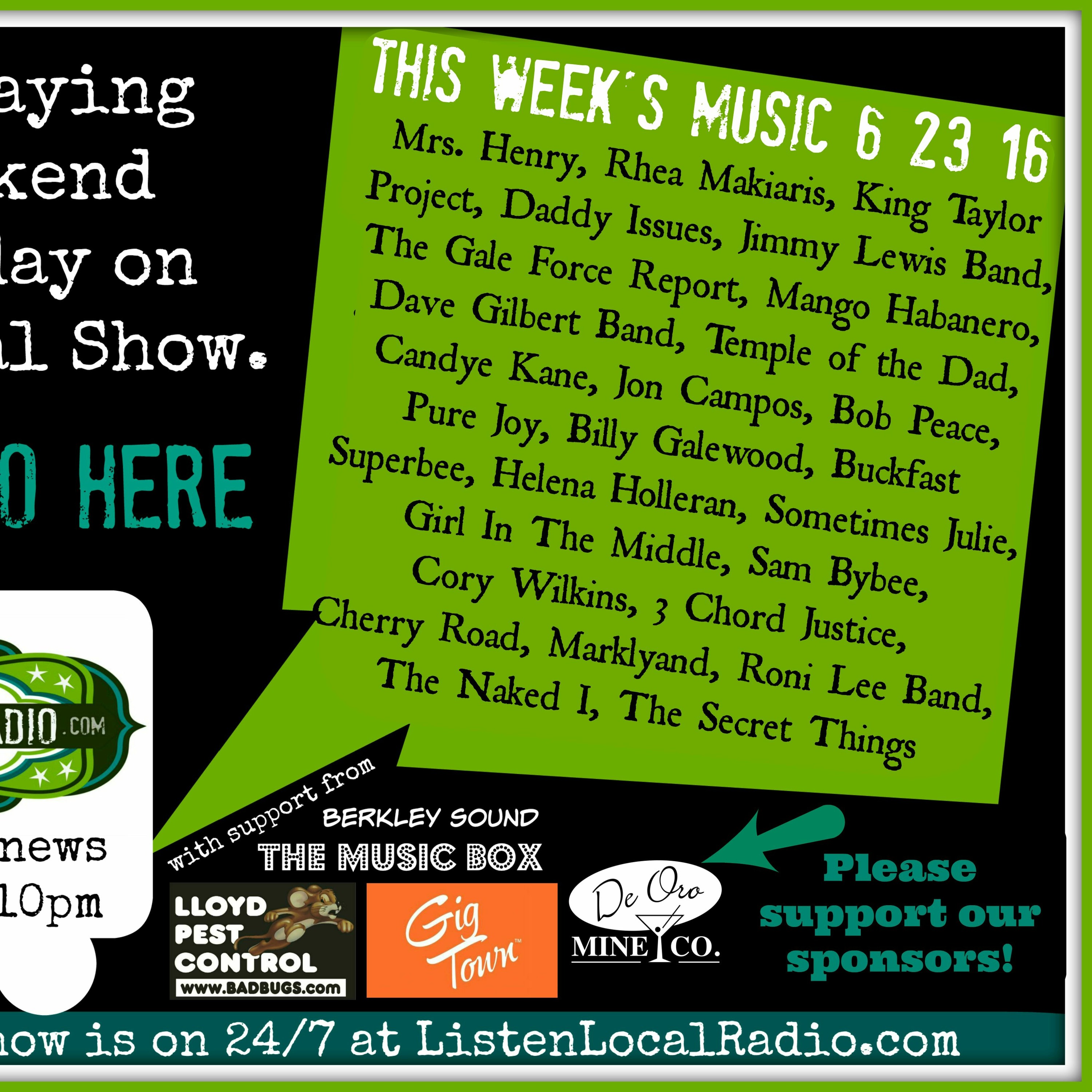 The Listen Local Show 6 23 16 episode artwork