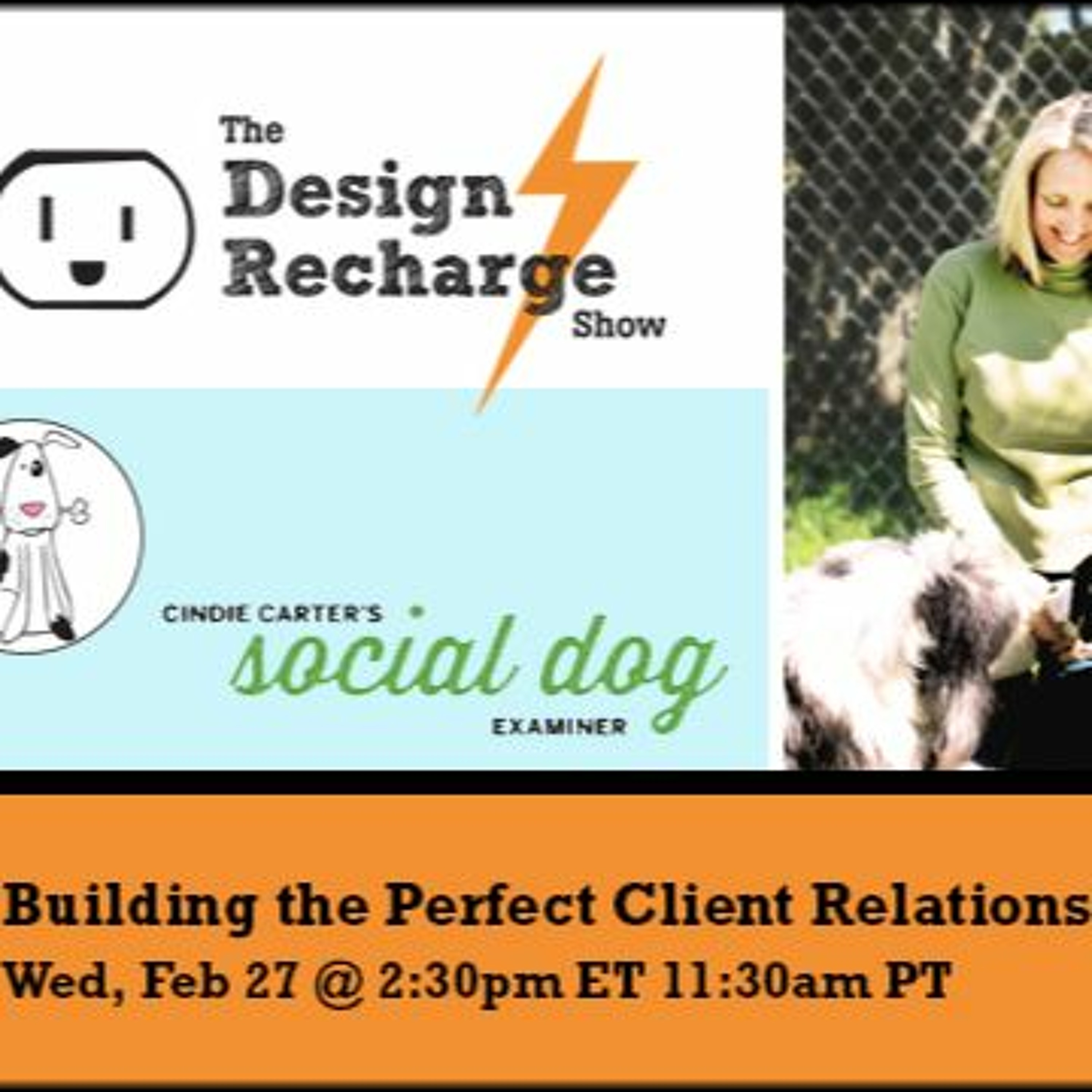 THE DESIGN RECHARGE SHOW: Cindie Carter // Building the Perfect Client Relationship episode artwork