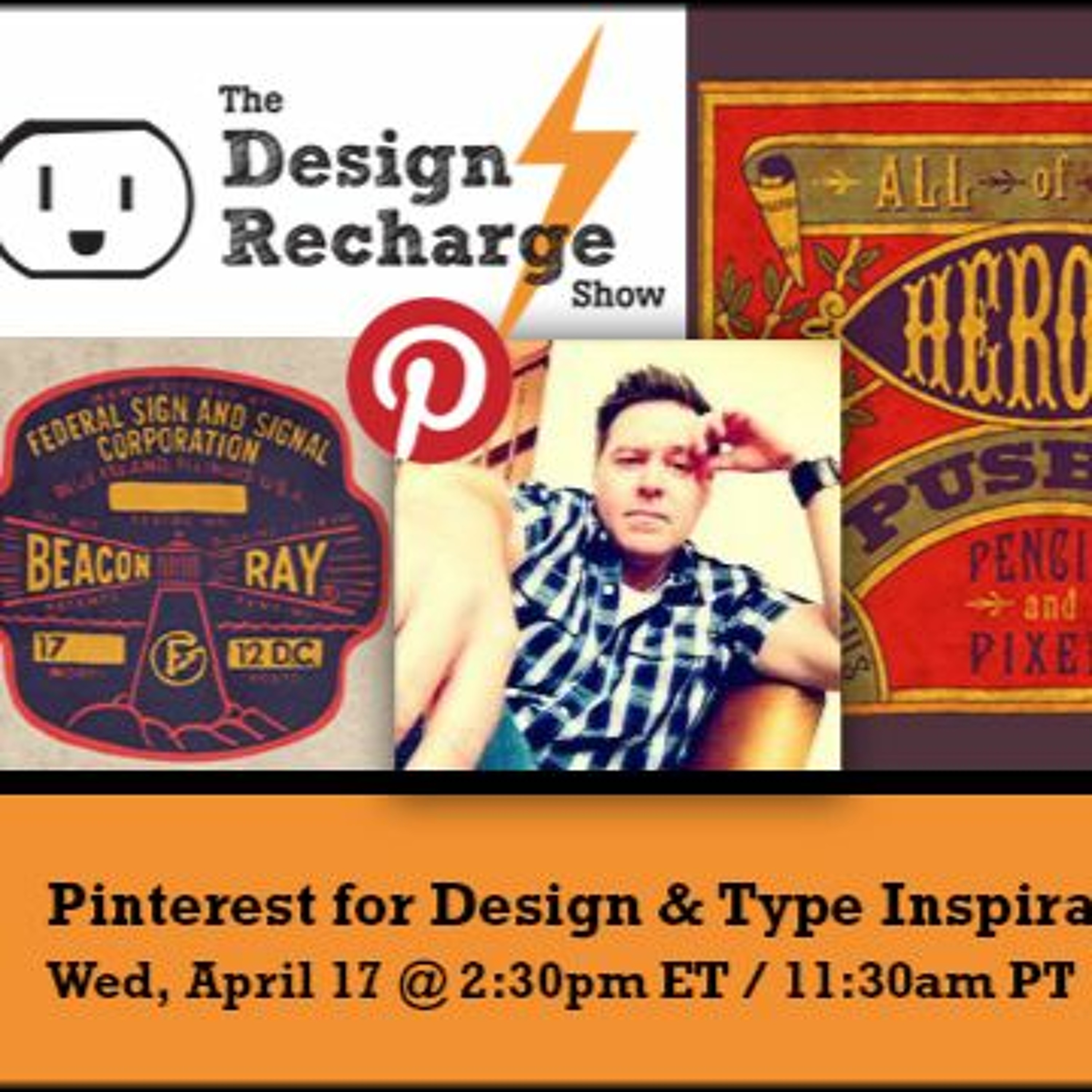 THE DESIGN RECHARGE SHOW: Keith Tatum // Using PInterest for Design & Type Inspiration episode artwork