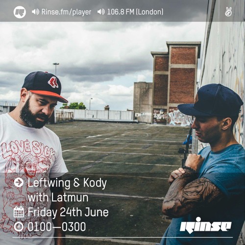 Rinse FM Podcast - Leftwing & Kody w/ Latmun - 24 June 2016