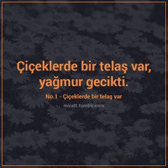 No.1 - Çiceklerde Bir Telaş Var