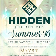 Hidden VIP - 09.07.16 Mixed By - Jamskii DJ, DJ Day Day, DJ VIP & Soundboy Coby
