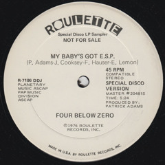 Four Below Zero - My Baby's got ESP (Instrumental mix)