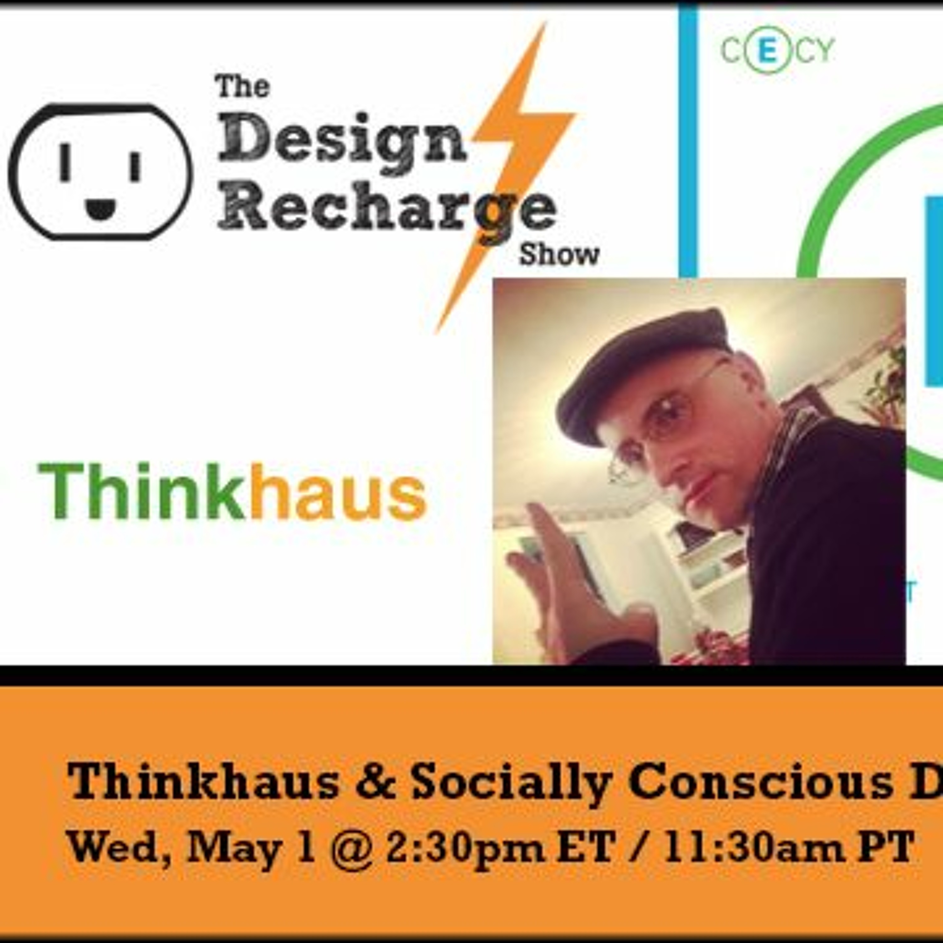 THE DESIGN RECHARGE SHOW: John O' Neil // Thinkhaus & Socially Conscious Design episode artwork