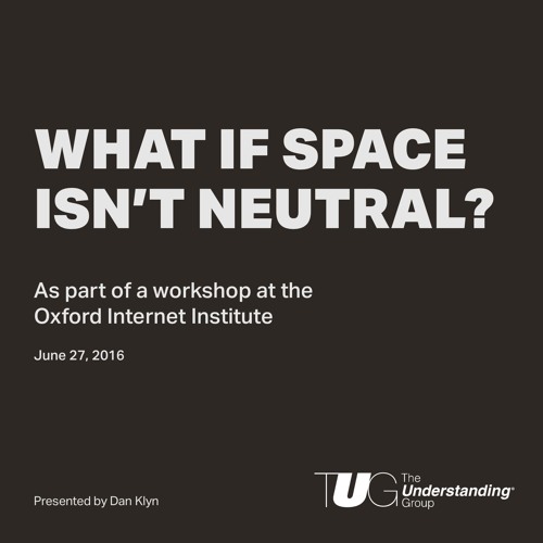 Stream What If Space Isn't Neutral? by TUGging Listen online for free
