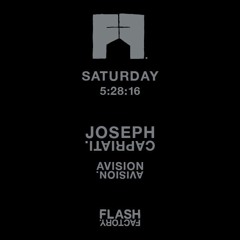 Avision @ Flash Factory(NYC) W/ Joseph Capriati