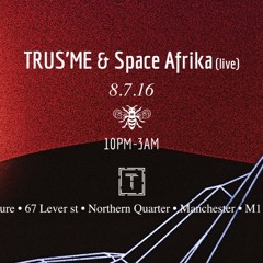 Damo B / Bohemian Grove presents Trus'me & Space Afrika (live) /  Tester pot mix.