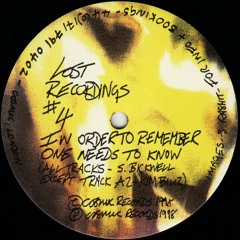 Steve Bicknell -  In Order To Remember One Needs to know.mp3
