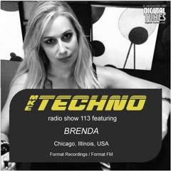 MKE TECHNO RADIO SHOW 113 Featuring BRENDA On Method Radio 07 27 2016