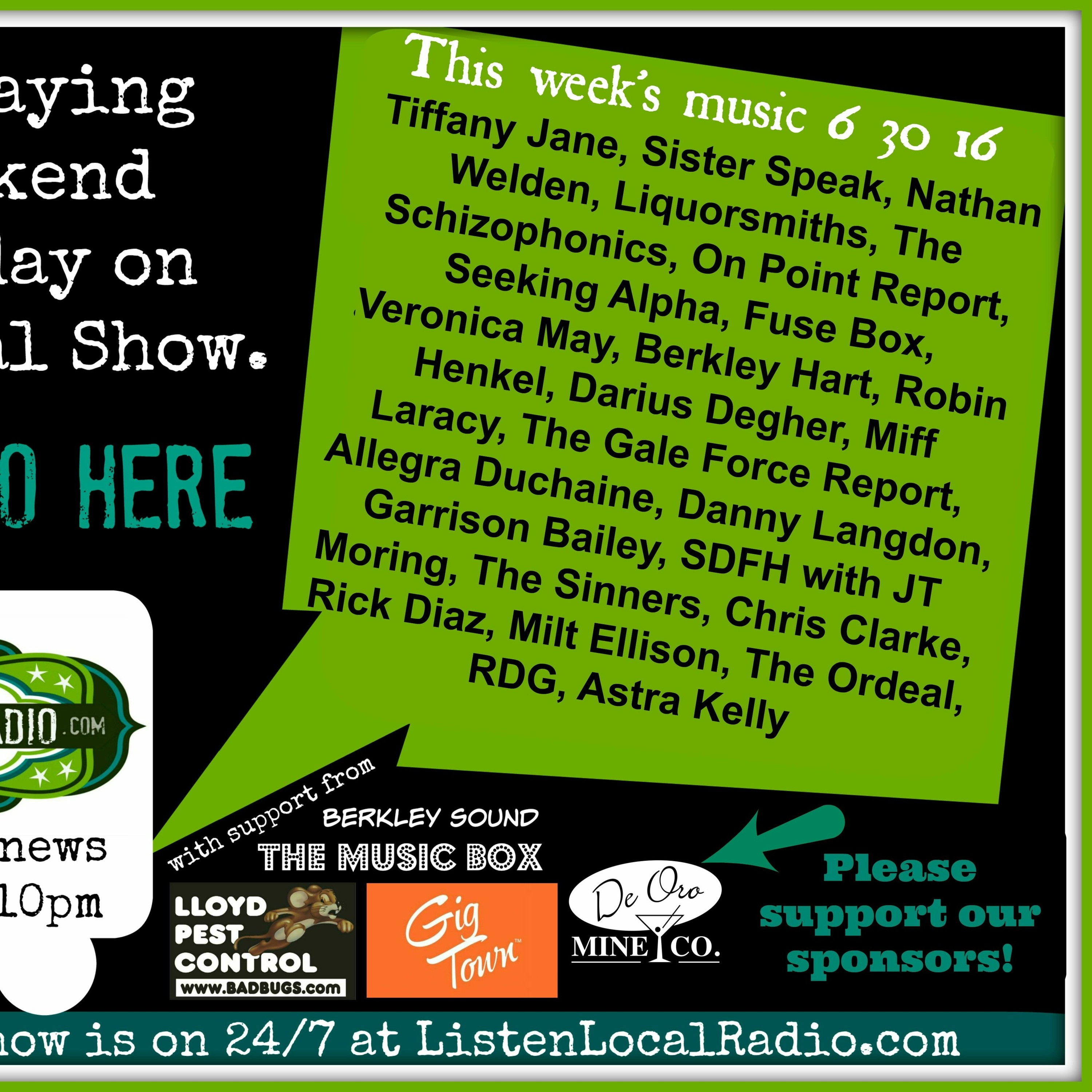 The Listen Local Show 6 30 16 episode artwork