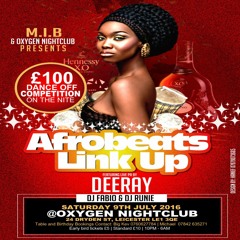 Afrobeats Link Up: Sat 9th July @ Oxygen Night Club Leicester