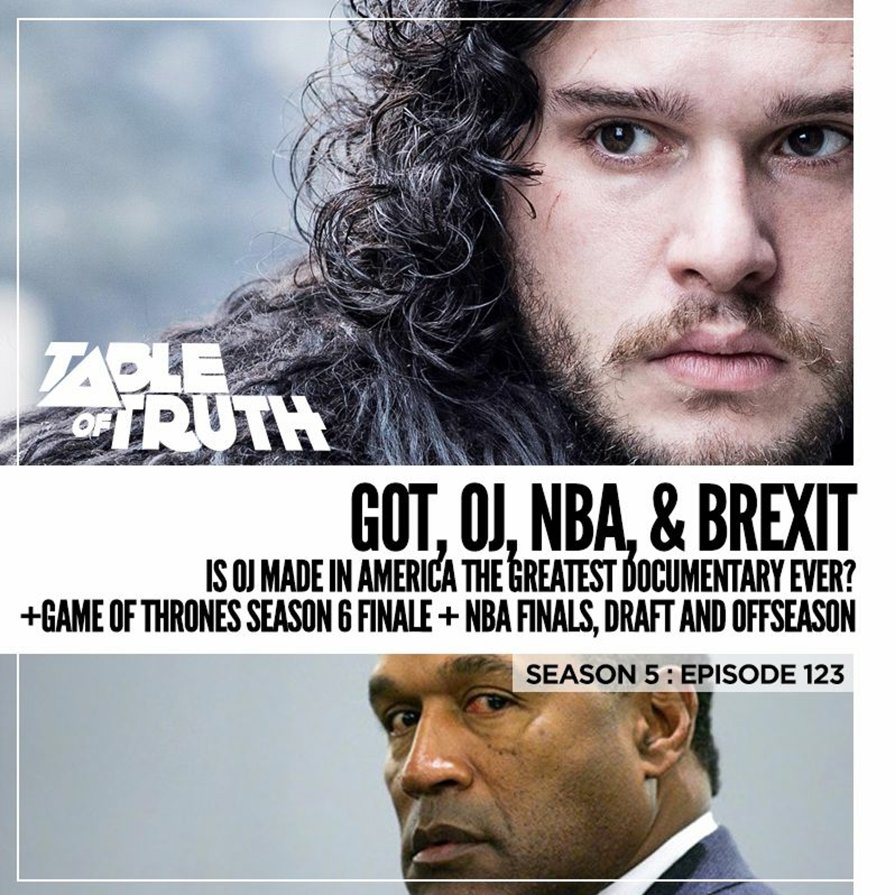 Episode 123: GoT, OJ, NBA, & BREXIT