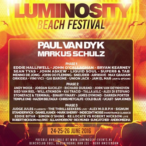 Sneijder @ Luminosity Beach Festival 2016