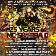 25 YEARS OF SHABBA D 2016/KENNY KENN B2B RANDAL/MC BASSMAN/MC SPYDA