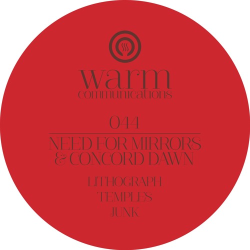Need For Mirrors & Concord Dawn - Lithograph [WARM044] | Out July 22