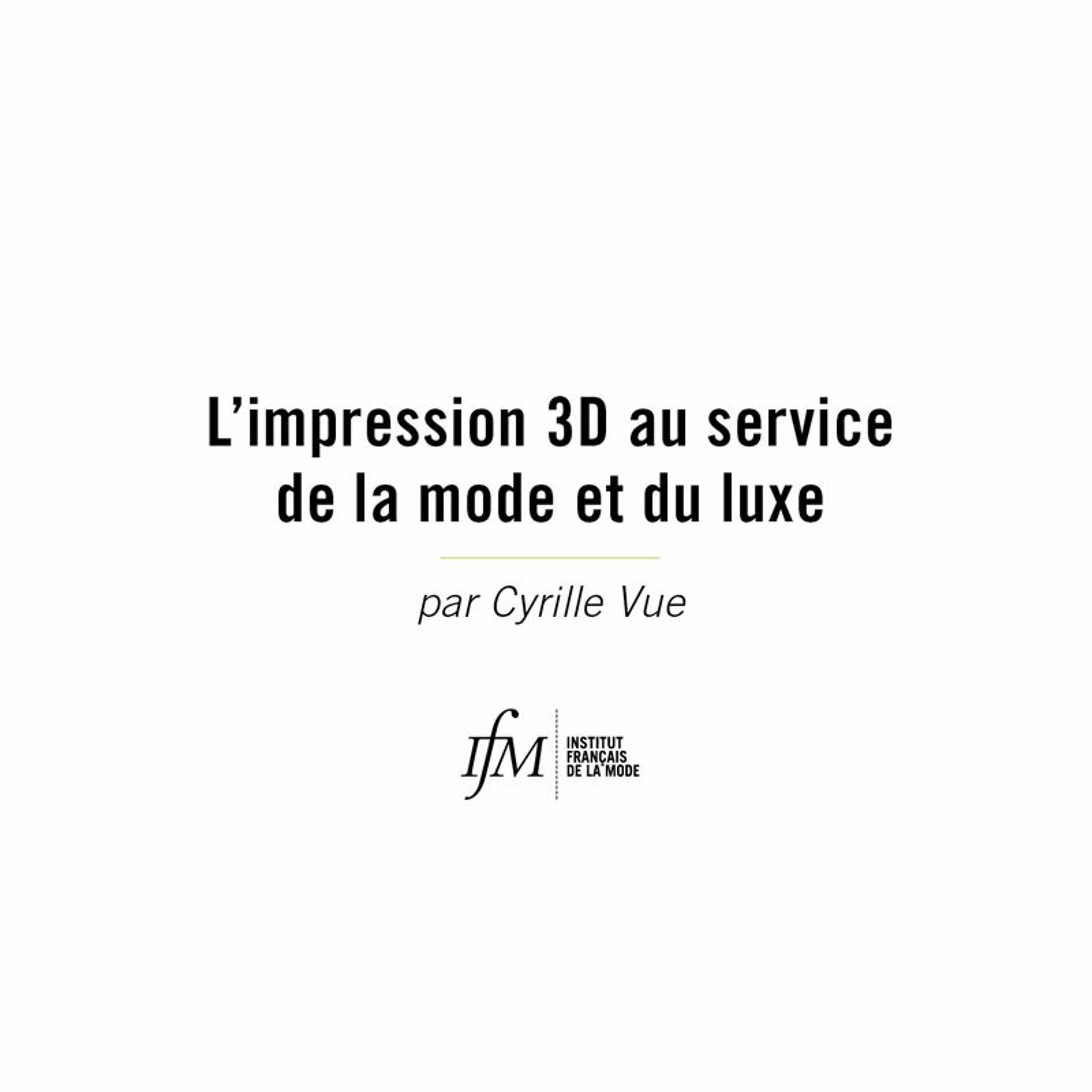 Impression 3D et design paramétrique (Cyrille Vue) episode artwork