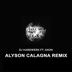 DJ Hardwerk Featuring Akon- Tell Me We're OK (Alyson Calagna Instrumental Remix)