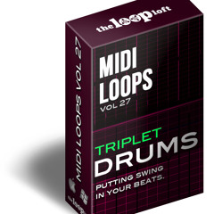 Triplet MIDI Drums - Halftime 81bpm