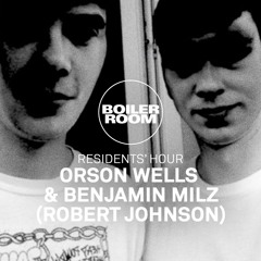 Residents' Hour: Orson Wells & Benjamin Milz (Robert Johnson)