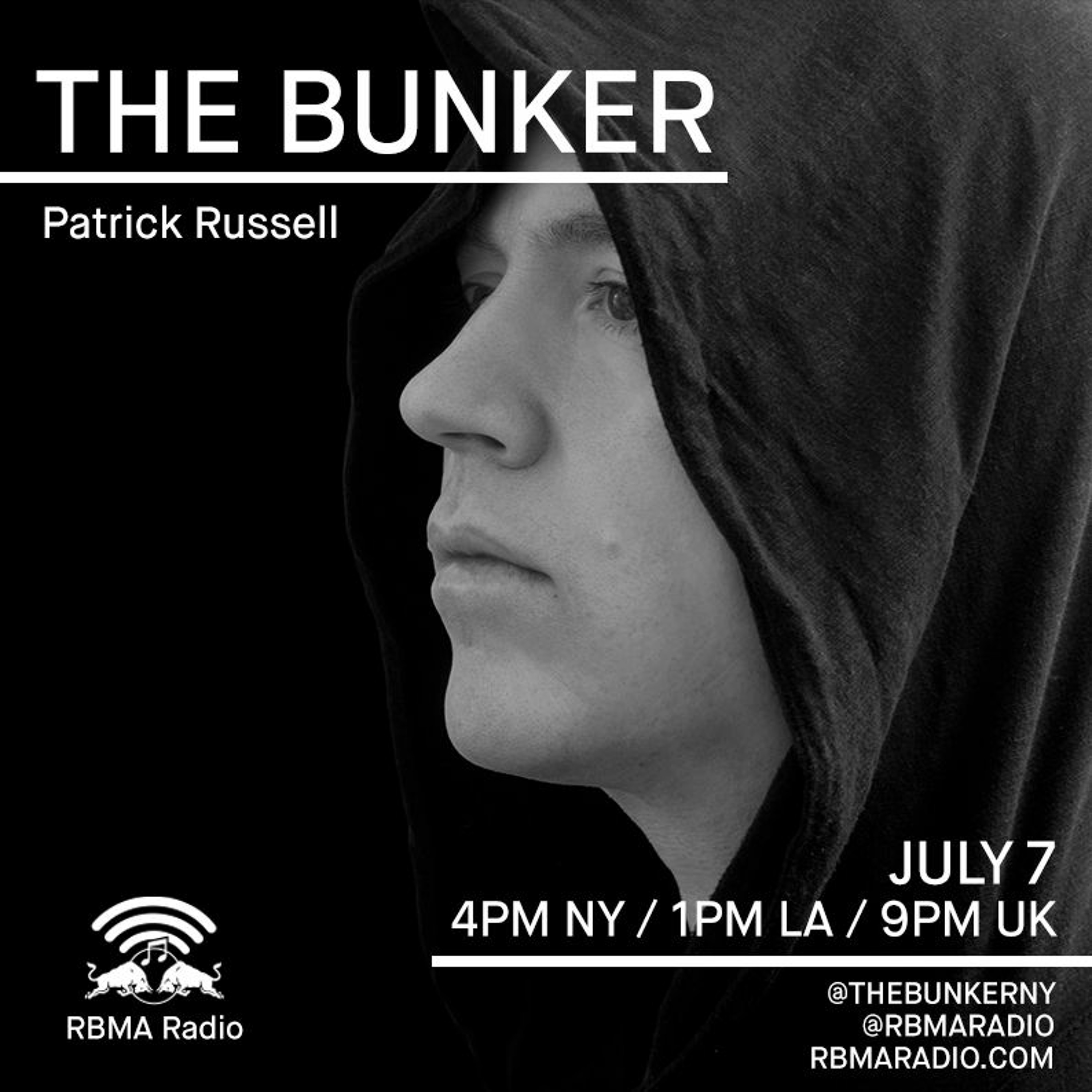 The Bunker on RBMA Radio: Patrick Russell 7/7/2016 episode artwork