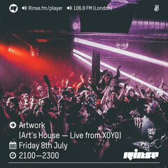 Rinse FM Podcast - Artwork LIVE from XOYO - 8th July 2016