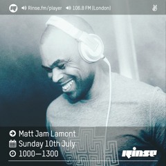 Rinse FM Podcast - Matt Jam Lamont - 10th July 2016