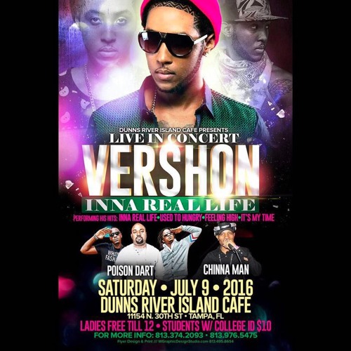 VERSHON LIVE INSIDE DUNNS RIVER 7-9-16 POISON DART-SUPA SOUND