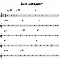 Assignment 1: Improvisation on "What Is This Thing Called Love"