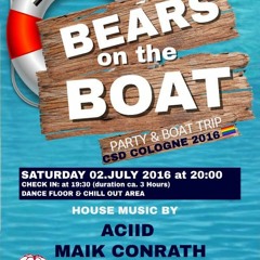 2016 - 07 - 02 Maik Conrath @ Bears On Boat 2016 - Cologne