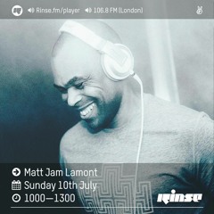 Matt Jam Lamont - Rinse FM Podcast - 10th July 2016 FREE DOWNLOAD