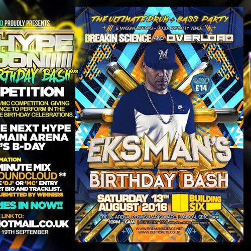 DUB JUSTICE EKSMANS BIRTHDAY BASH DJ ENTRY