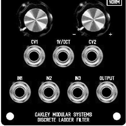 Stream Oakley Sound Discrete Ladder Filter Simple bass sequence by