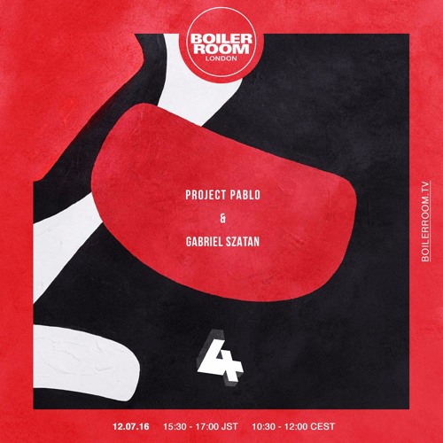 Project Pablo + Gabriel Szatan – Boiler Room Channel 4 Round-Up 001