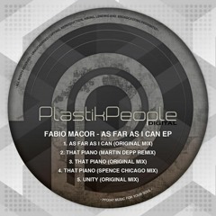 FABIO MACOR - That Piano! (Martin Depp Remix) [Plastik People Records] >> Out 15th July 2016