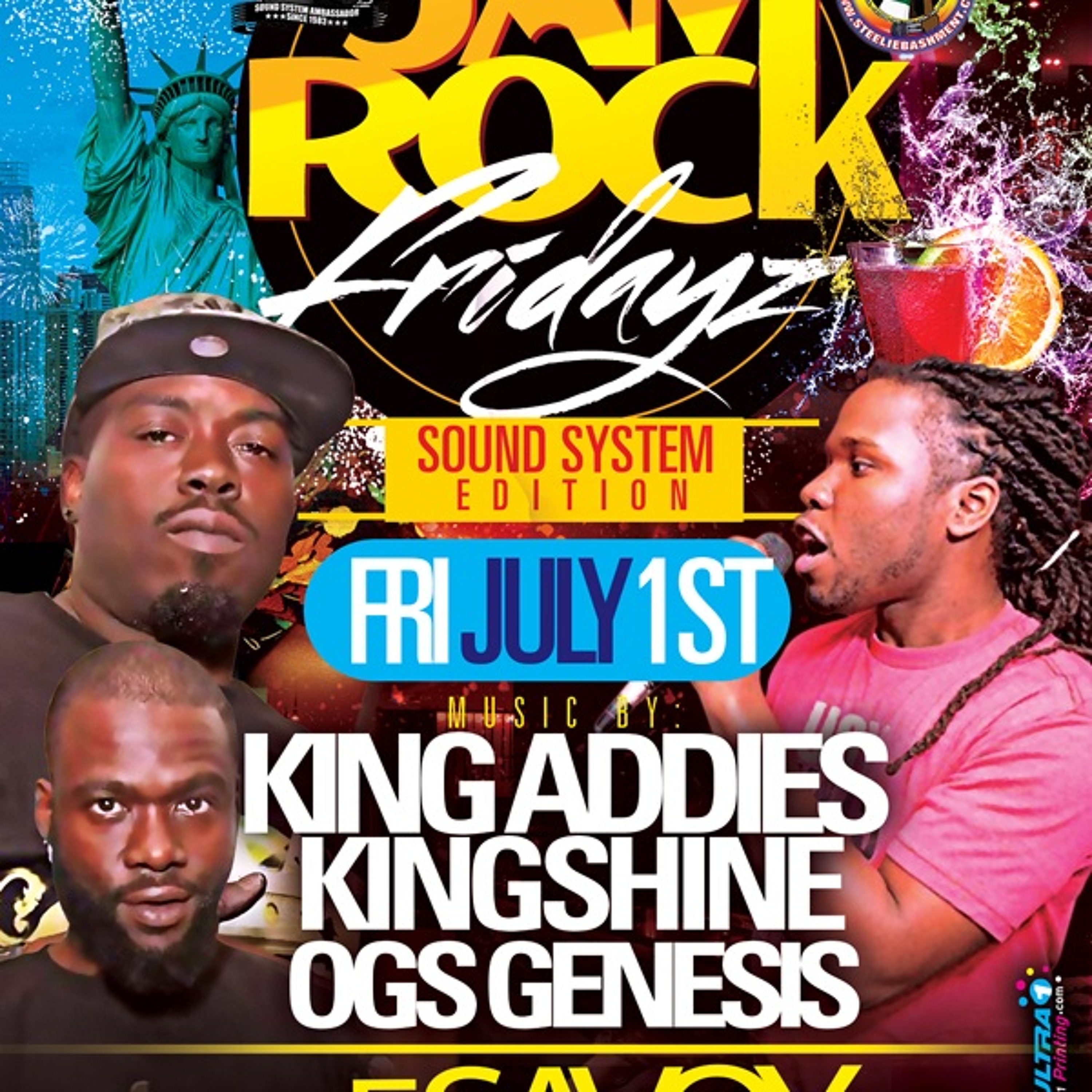KING ADDIES & KING SHINE JUGGLING HIP HOP @ JAMROCK FRIDAY'S (7 - 1-16) episode artwork