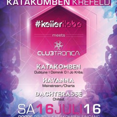 Dominik O. 16 07 2016 #kellerliebe Meets. Clubtronica @ Katakomben Königsburg Krefeld