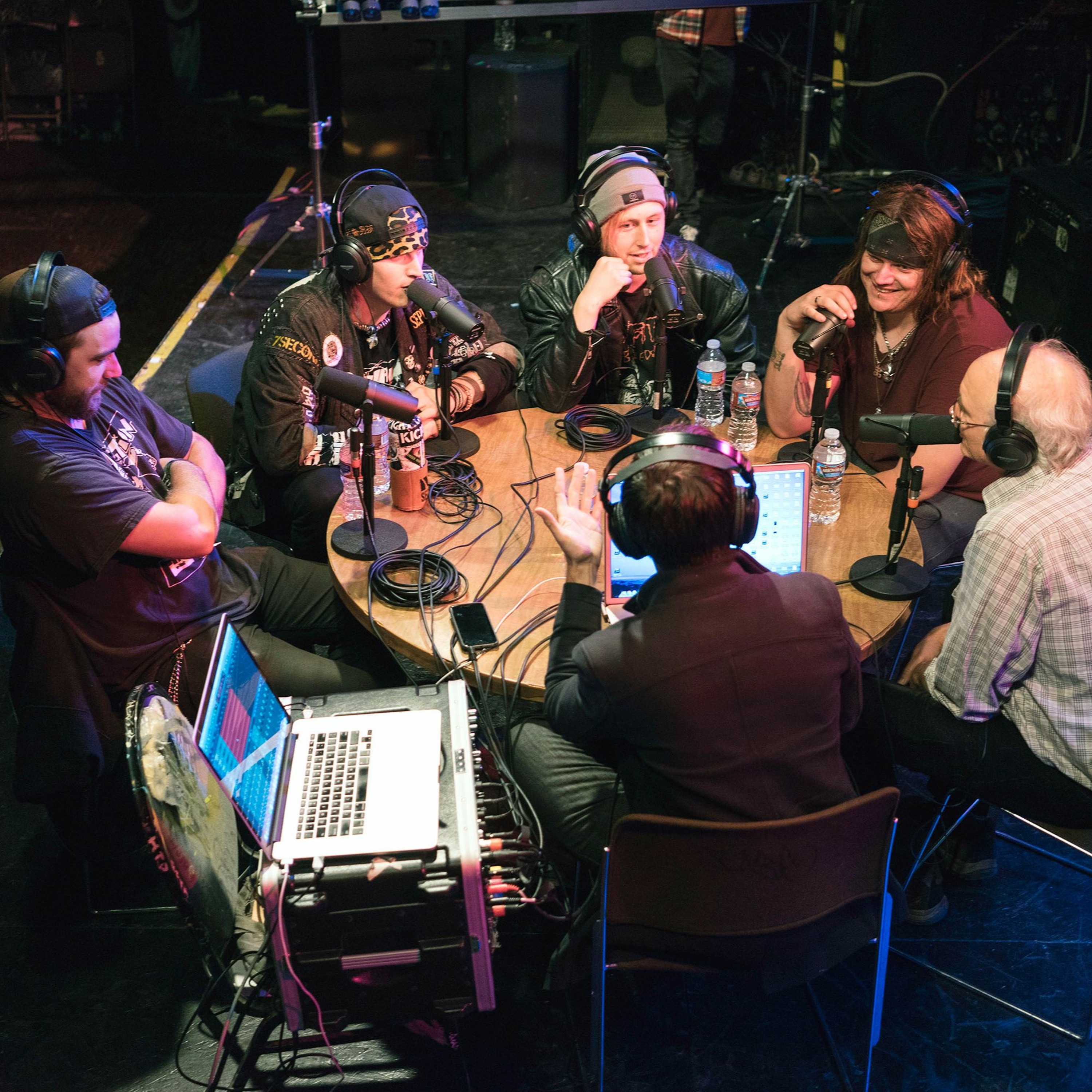 Onstage with Jim and Tom