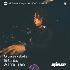 Rinse FM Podcast - Josey Rebelle - 17th July 2016
