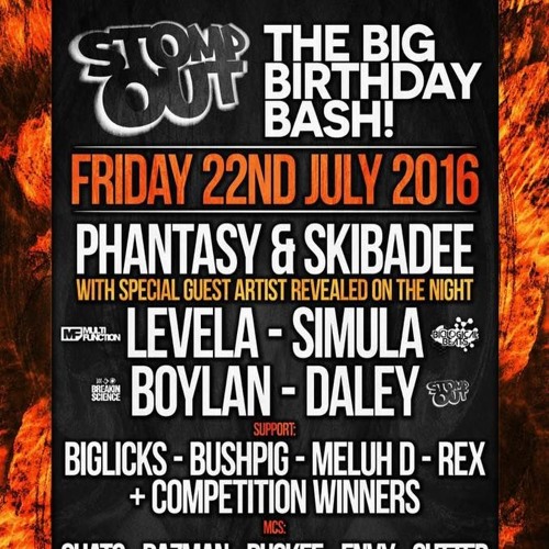 POE MC STOMP OUT BIRTHDAY BASH COMP ENTRY