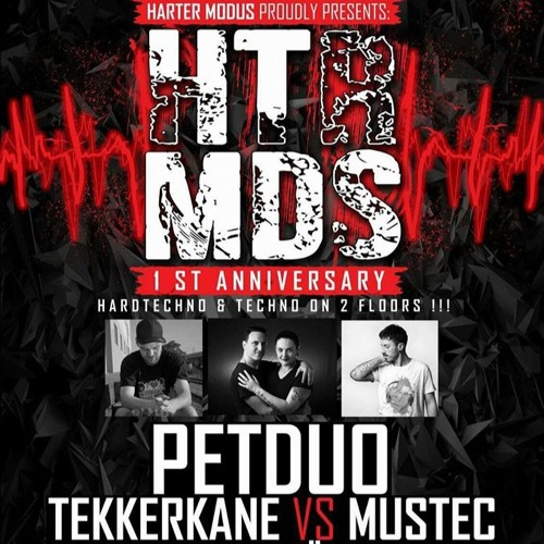 TEKKERKANE vs MUSTEC (4 DECKS 2 MIXERS) @ 1 YEAR HARTER MODUS @ CULTEUM KARLSRUHE 16.07.2016