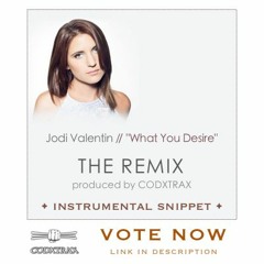 Jodi Valentin - “What You Desire” (slow jam prod. by codxtrax) [INSTR-SNIPPET]