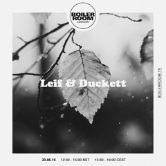 Duckett Boiler Room London Studio Live Set